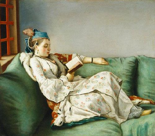Jean-Etienne Liotard Portrait of Marie Adelaide de France en robe turque Germany oil painting art